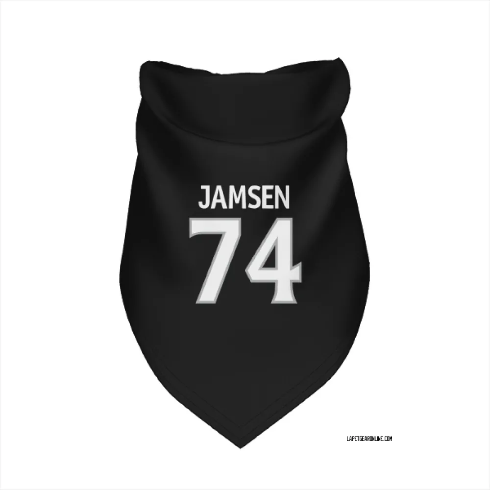Los Angeles Kings Aatu Jamsen Black Pet Bandana for Dog & Cat