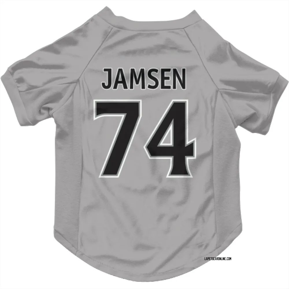 Los Angeles Kings Aatu Jamsen Gray Pet Jersey for Dog & Cat