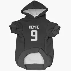 Los Angeles Kings Adrian Kempe Black Pet Hoodie for Dog & Cat