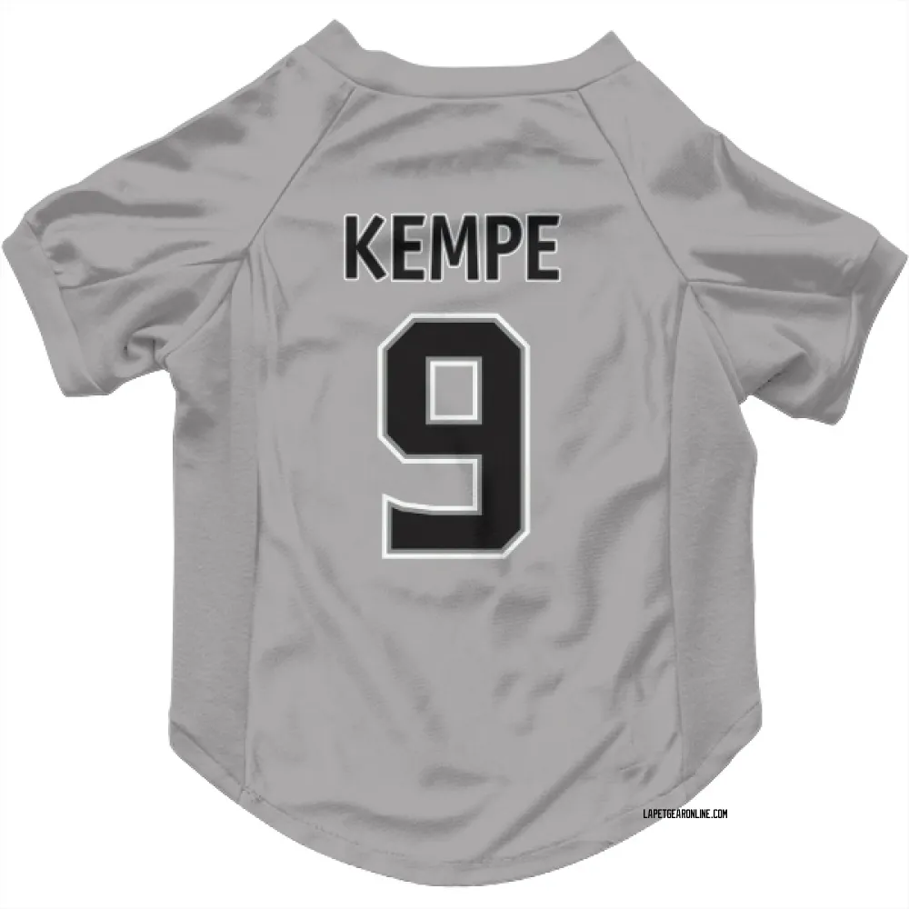 Los Angeles Kings Adrian Kempe Gray Pet Jersey for Dog & Cat