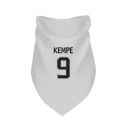 Los Angeles Kings Adrian Kempe White Pet Bandana for Dog & Cat