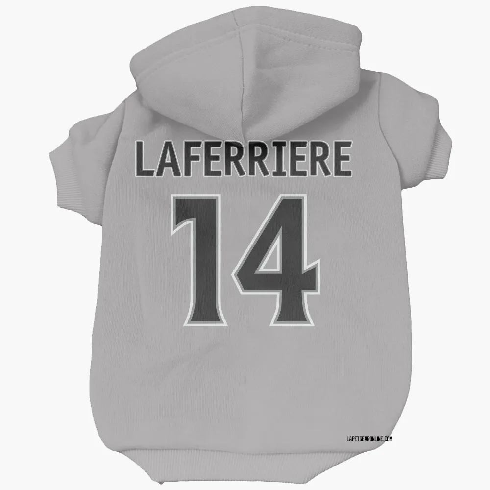 Los Angeles Kings Alex Laferriere Gray Pet Hoodie for Dog & Cat