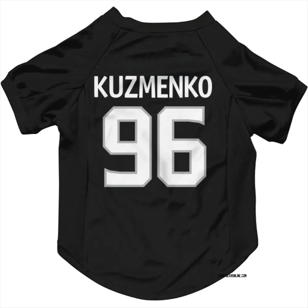 Los Angeles Kings Andrei Kuzmenko Black Pet Jersey for Dog & Cat