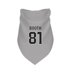 Los Angeles Kings Angus Booth Gray Pet Bandana for Dog & Cat