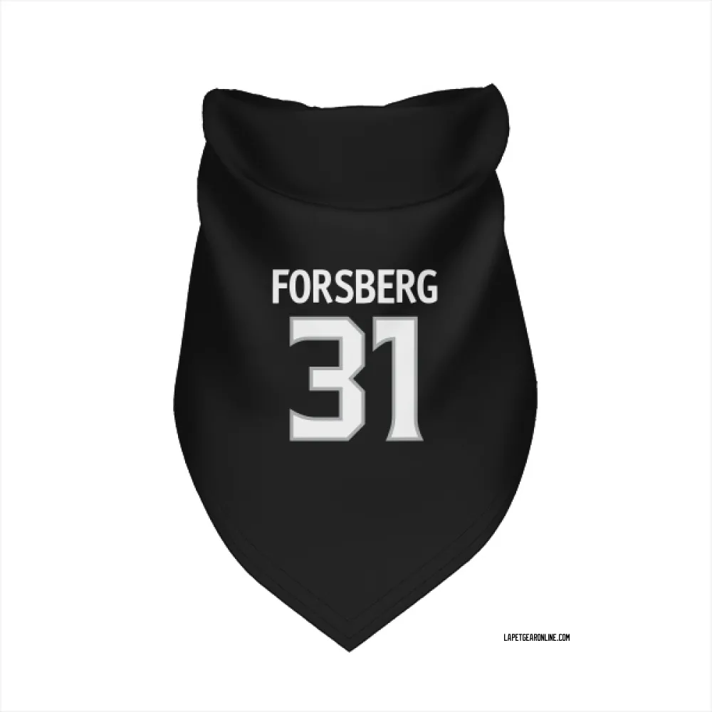 Los Angeles Kings Anton Forsberg Black Pet Bandana for Dog & Cat