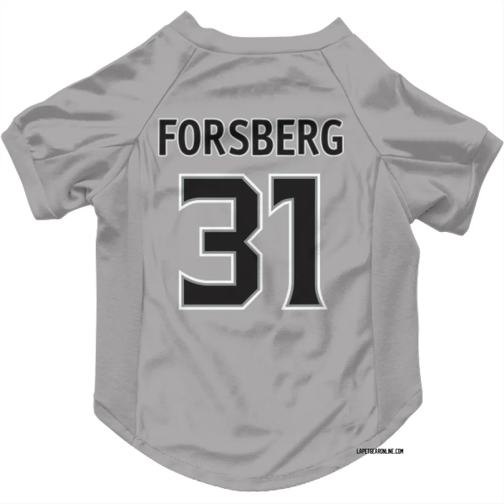 Los Angeles Kings Anton Forsberg Gray Pet Jersey for Dog & Cat
