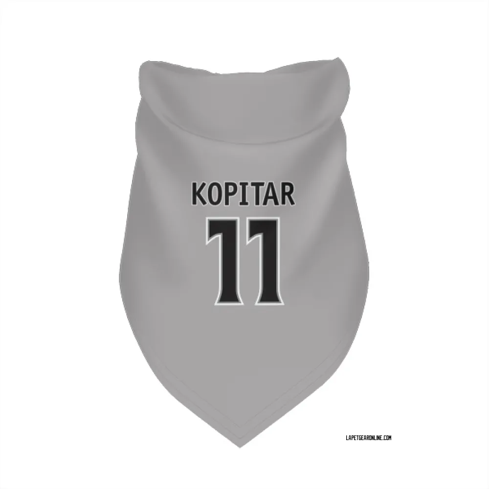 Los Angeles Kings Anze Kopitar Gray Pet Bandana for Dog & Cat