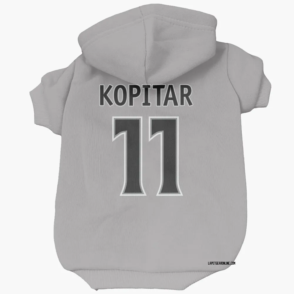 Los Angeles Kings Anze Kopitar Gray Pet Hoodie for Dog & Cat