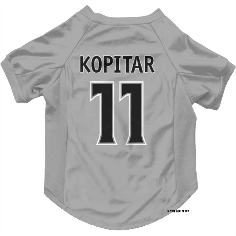 Los Angeles Kings Anze Kopitar Gray Pet Jersey for Dog & Cat
