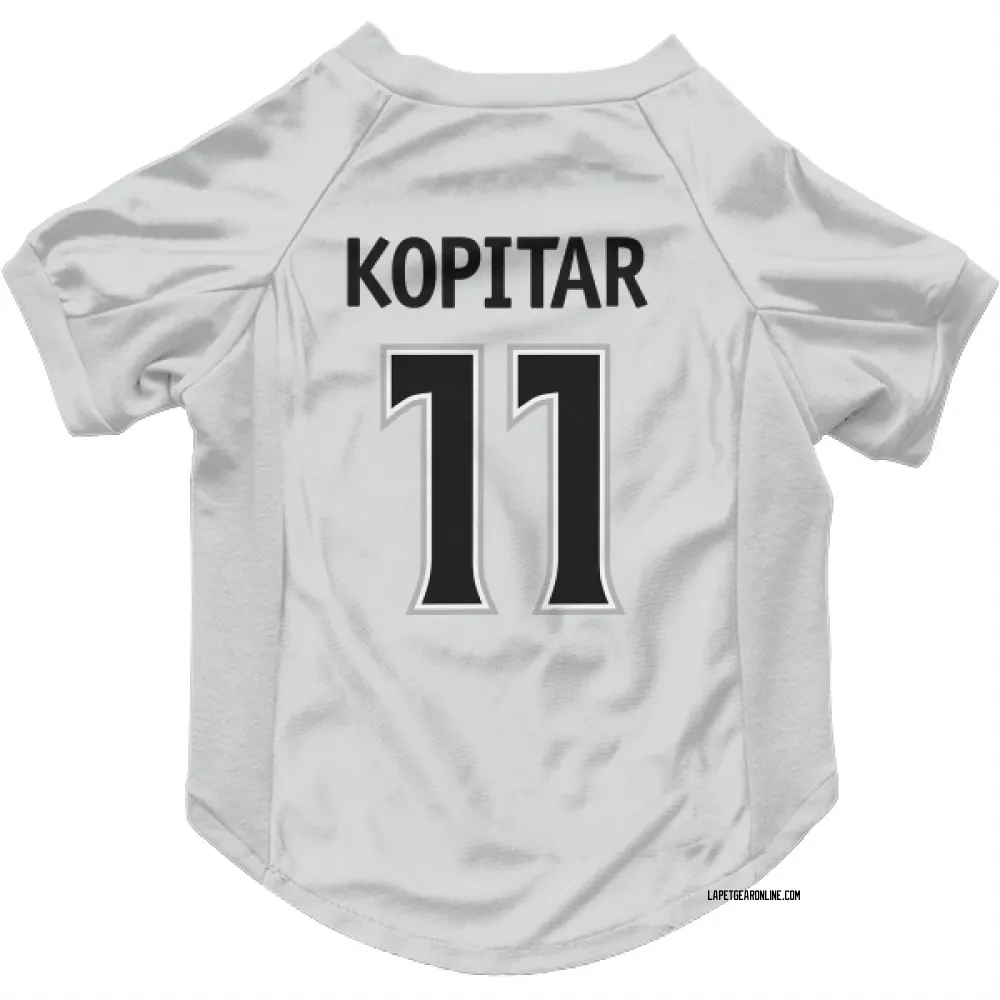 Los Angeles Kings Anze Kopitar White Pet Jersey for Dog & Cat