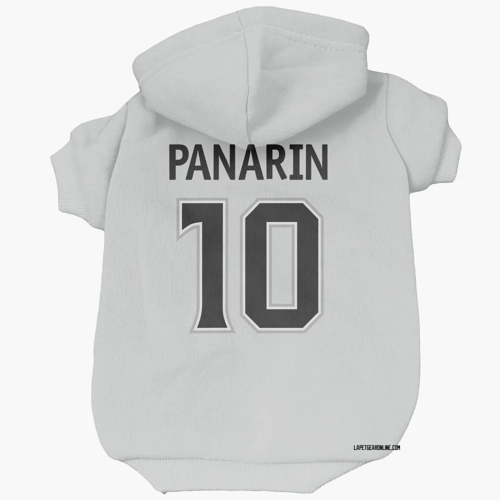 Los Angeles Kings Artemi Panarin White Pet Hoodie for Dog & Cat