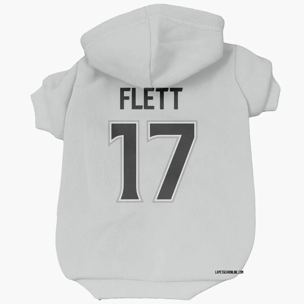 Los Angeles Kings Bill Flett White Pet Hoodie for Dog & Cat