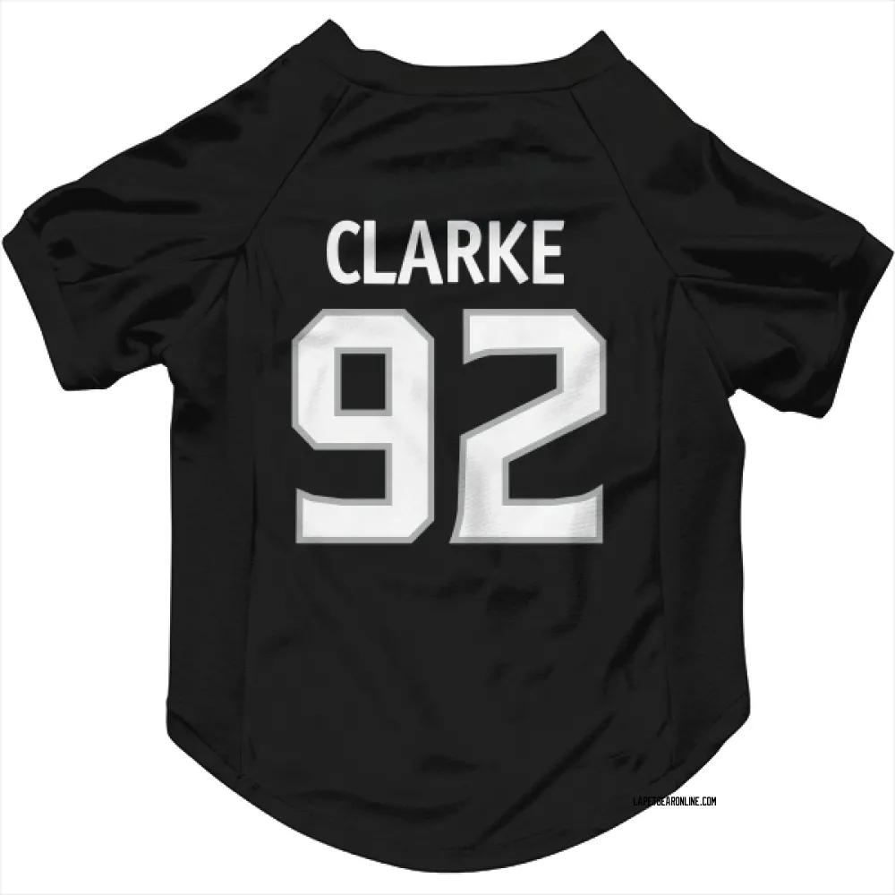 Los Angeles Kings Brandt Clarke Black Pet Jersey for Dog & Cat