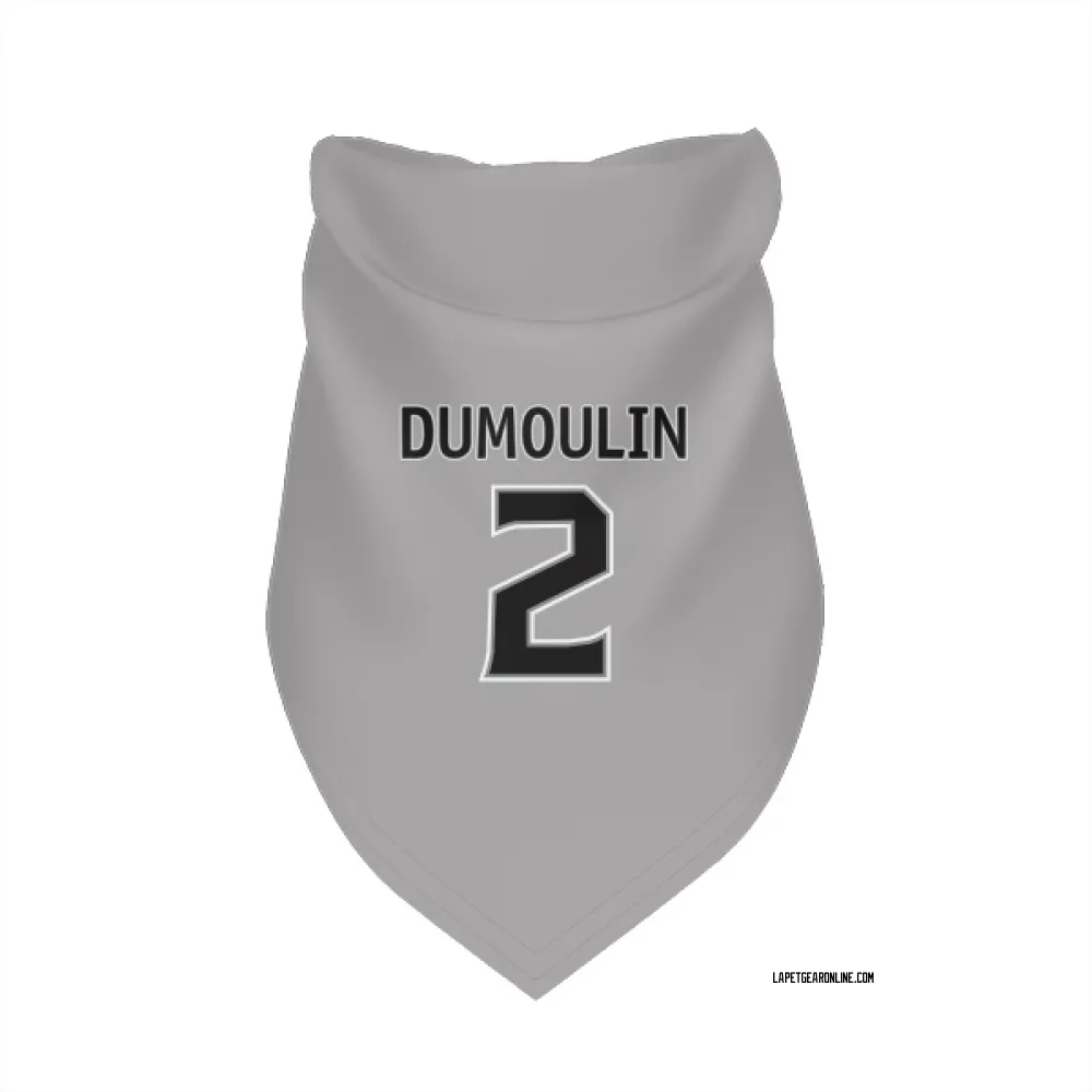 Los Angeles Kings Brian Dumoulin Gray Pet Bandana for Dog & Cat