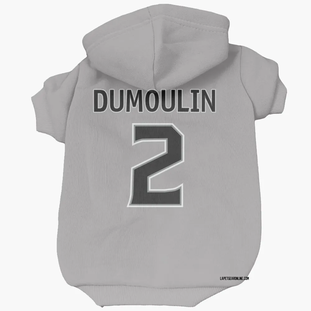 Los Angeles Kings Brian Dumoulin Gray Pet Hoodie for Dog & Cat
