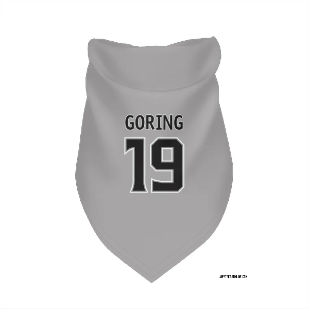 Los Angeles Kings Butch Goring Gray Pet Bandana for Dog & Cat