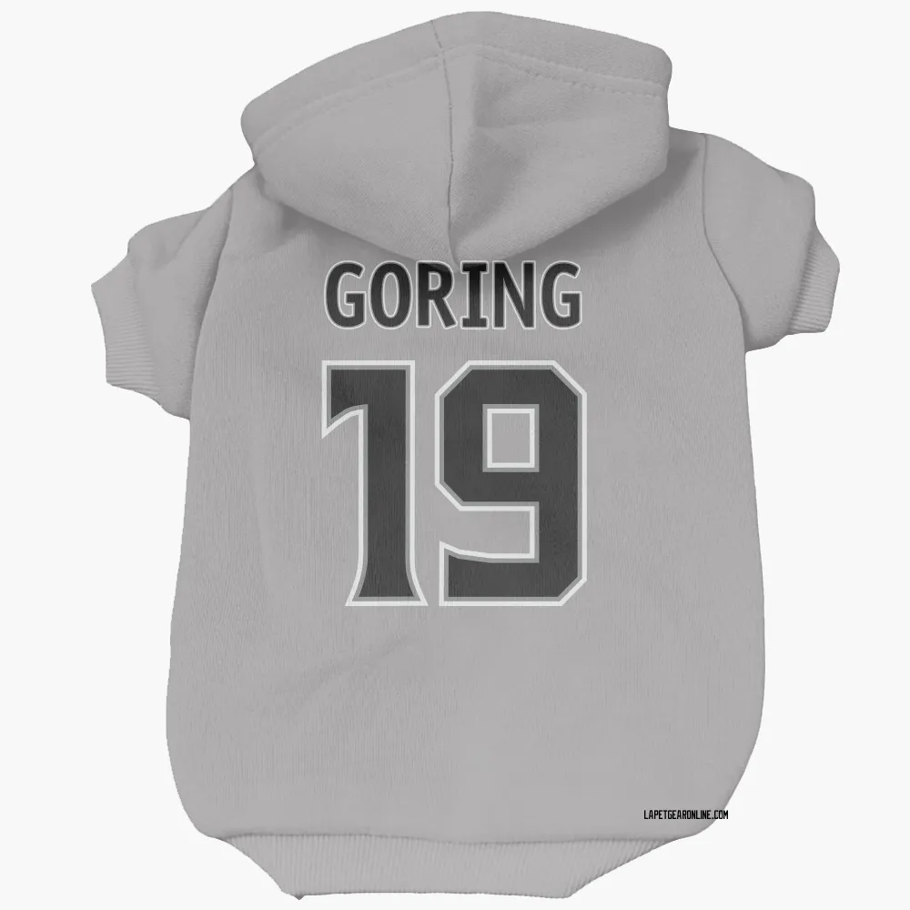 Los Angeles Kings Butch Goring Gray Pet Hoodie for Dog & Cat