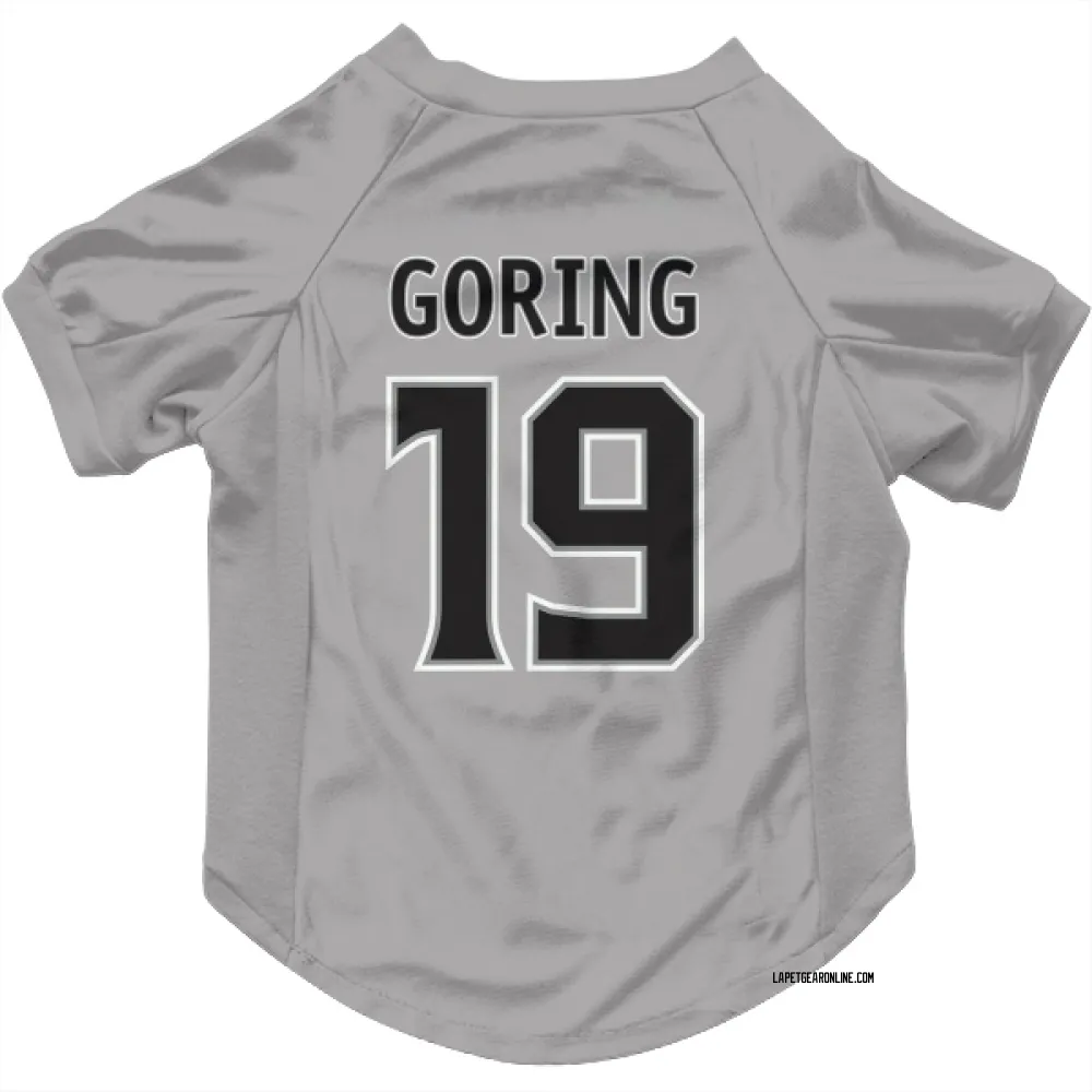 Los Angeles Kings Butch Goring Gray Pet Jersey for Dog & Cat