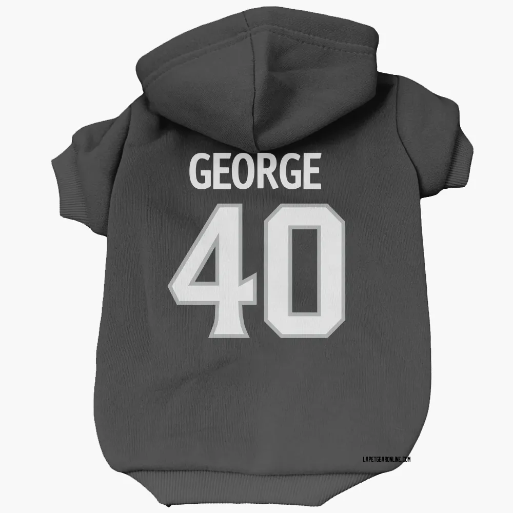 Los Angeles Kings Carter George Black Pet Hoodie for Dog & Cat