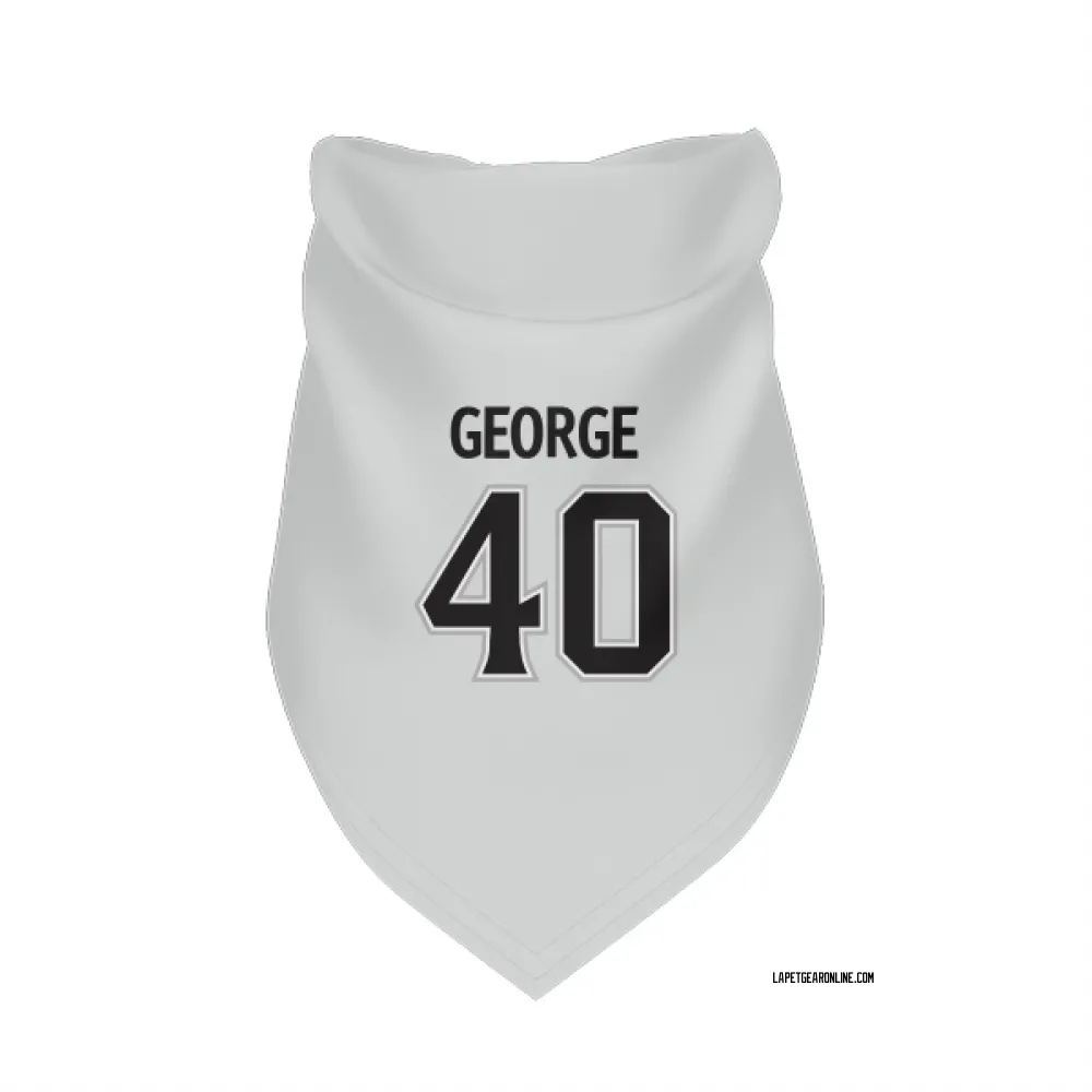 Los Angeles Kings Carter George White Pet Bandana for Dog & Cat