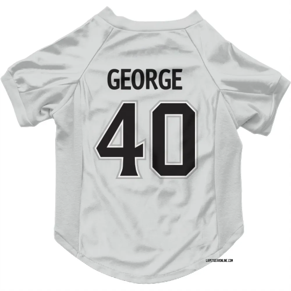 Los Angeles Kings Carter George White Pet Jersey for Dog & Cat