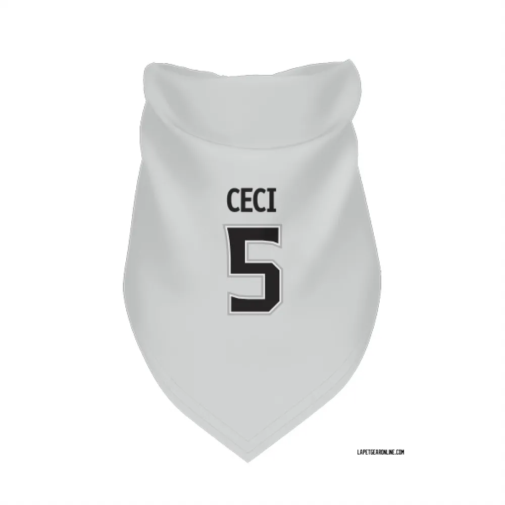 Los Angeles Kings Cody Ceci White Pet Bandana for Dog & Cat