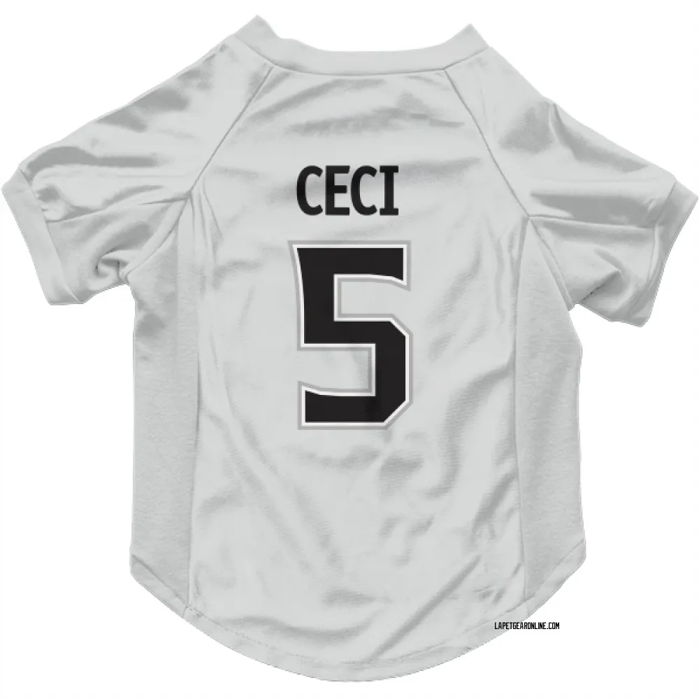 Los Angeles Kings Cody Ceci White Pet Jersey for Dog & Cat