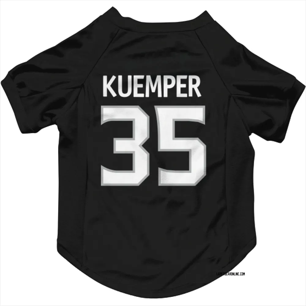 Los Angeles Kings Darcy Kuemper Black Pet Jersey for Dog & Cat