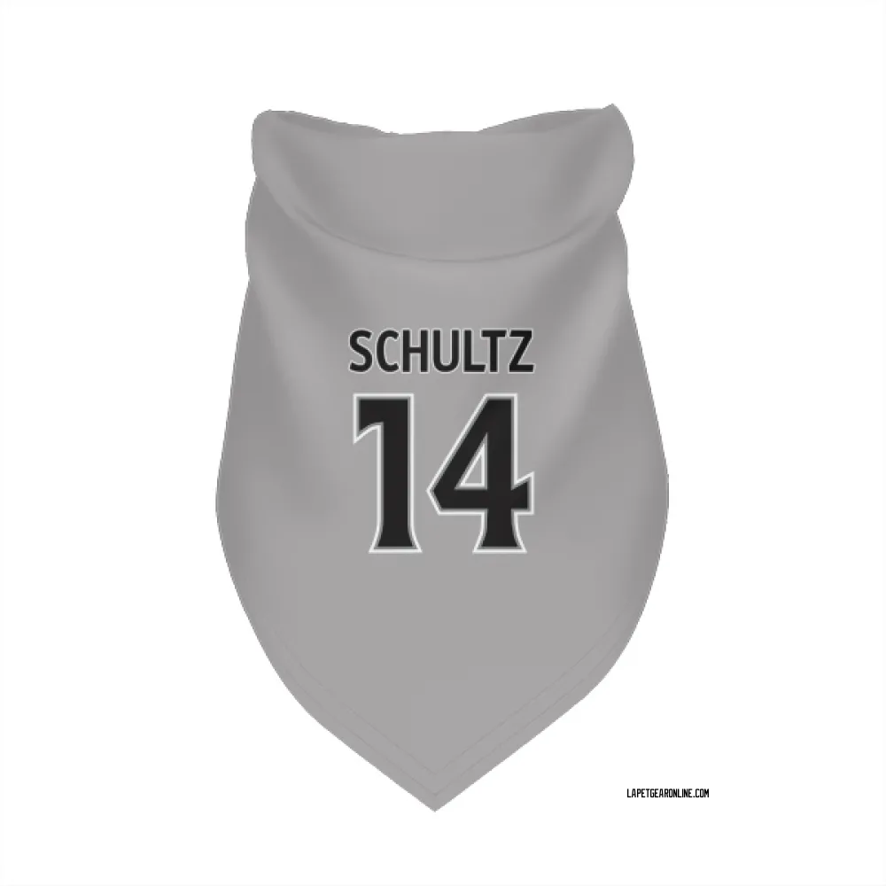 Los Angeles Kings Dave Schultz Gray Pet Bandana for Dog & Cat