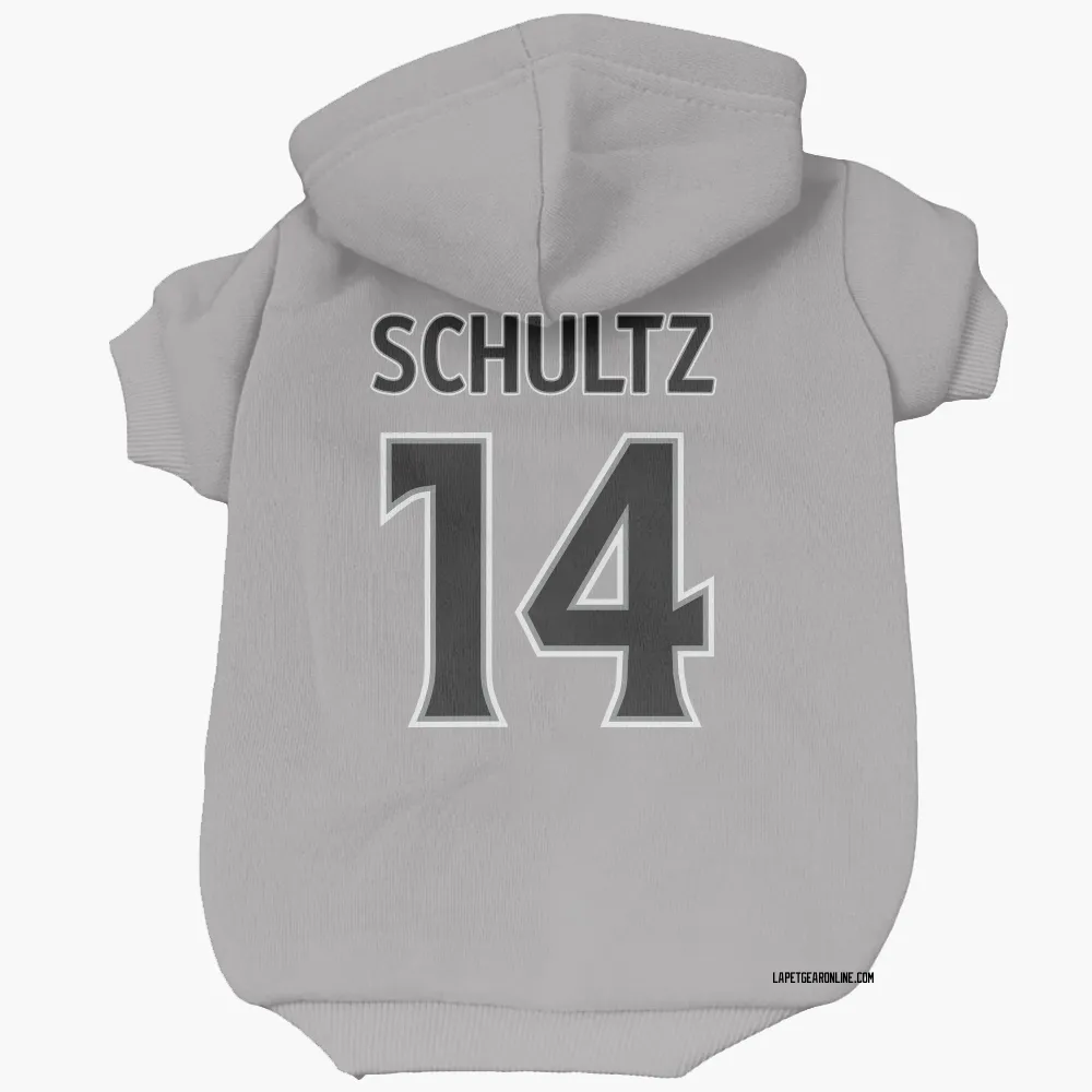 Los Angeles Kings Dave Schultz Gray Pet Hoodie for Dog & Cat