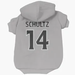 Los Angeles Kings Dave Schultz Gray Pet Hoodie for Dog & Cat