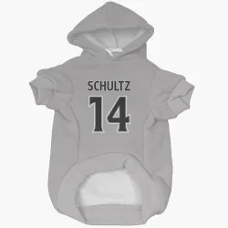 Los Angeles Kings Dave Schultz Gray Pet Hoodie for Dog & Cat