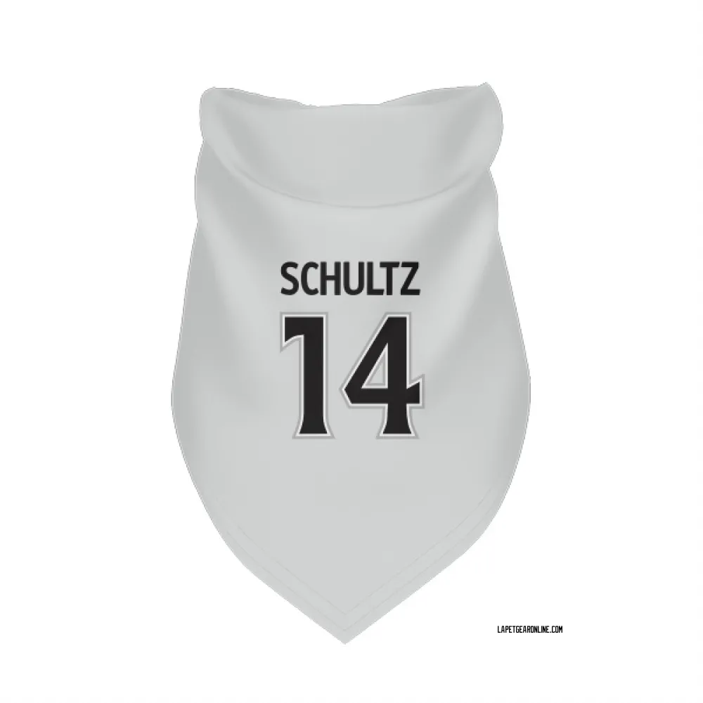 Los Angeles Kings Dave Schultz White Pet Bandana for Dog & Cat