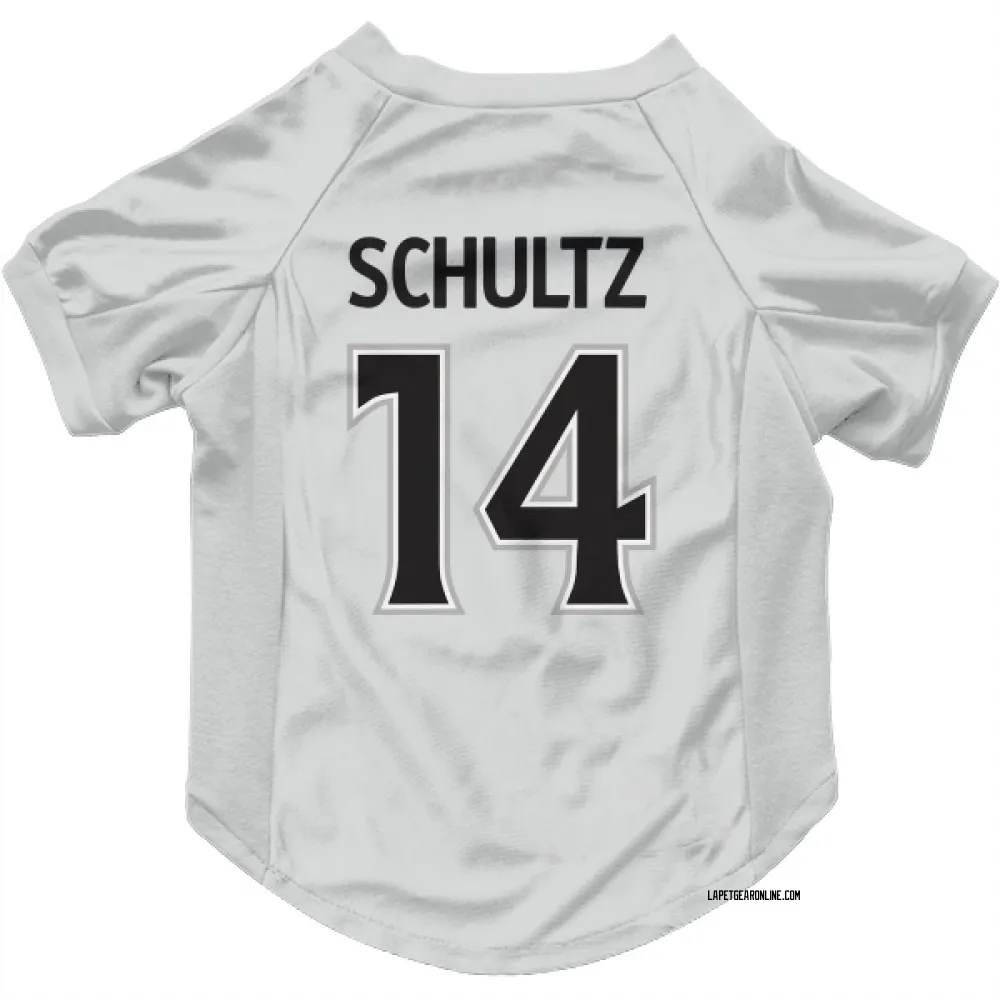 Los Angeles Kings Dave Schultz White Pet Jersey for Dog & Cat