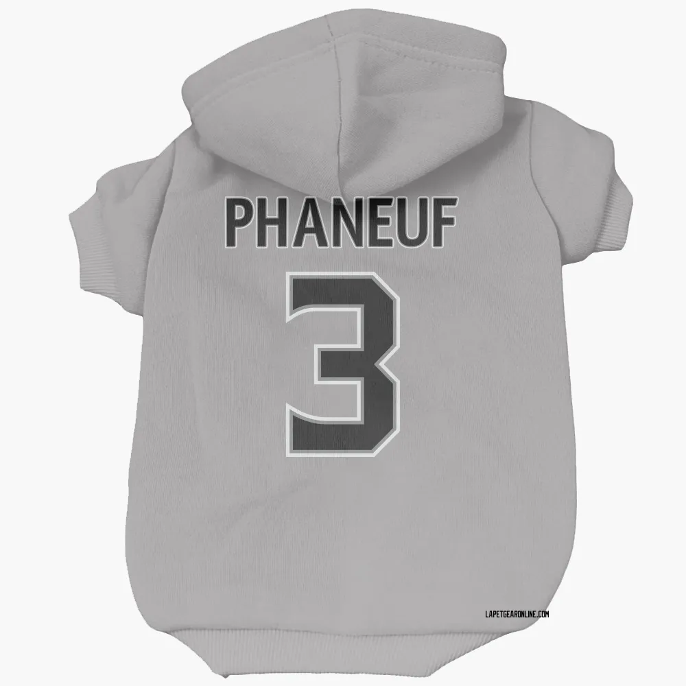 Los Angeles Kings Dion Phaneuf Gray Pet Hoodie for Dog & Cat