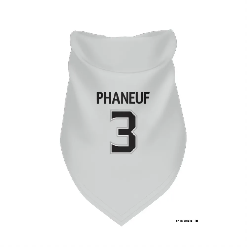 Los Angeles Kings Dion Phaneuf White Pet Bandana for Dog & Cat