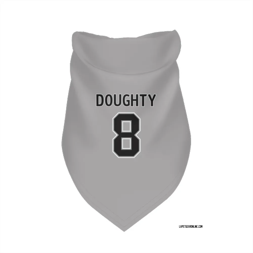 Los Angeles Kings Drew Doughty Gray Pet Bandana for Dog & Cat