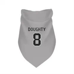 Los Angeles Kings Drew Doughty Gray Pet Bandana for Dog & Cat