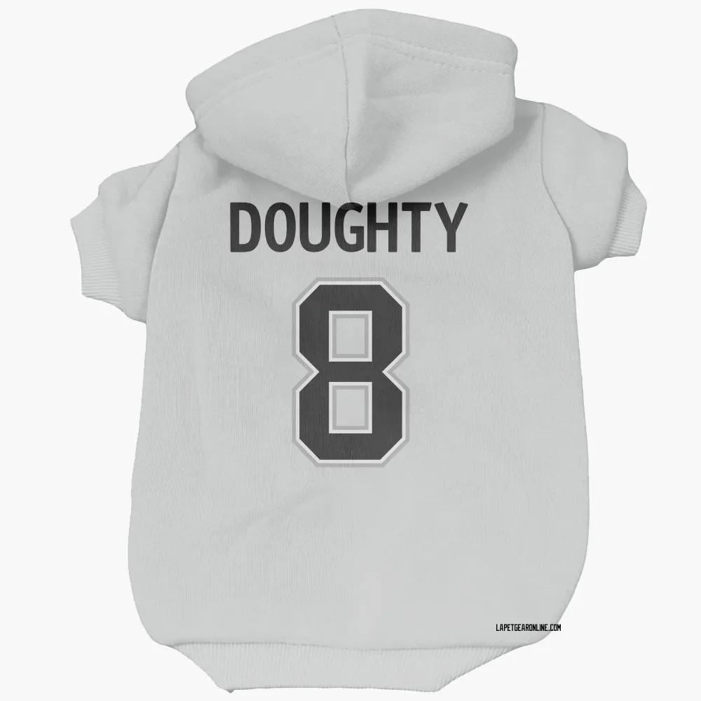 Los Angeles Kings Drew Doughty White Pet Hoodie for Dog & Cat