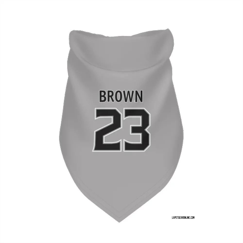 Los Angeles Kings Dustin Brown Gray Pet Bandana for Dog & Cat