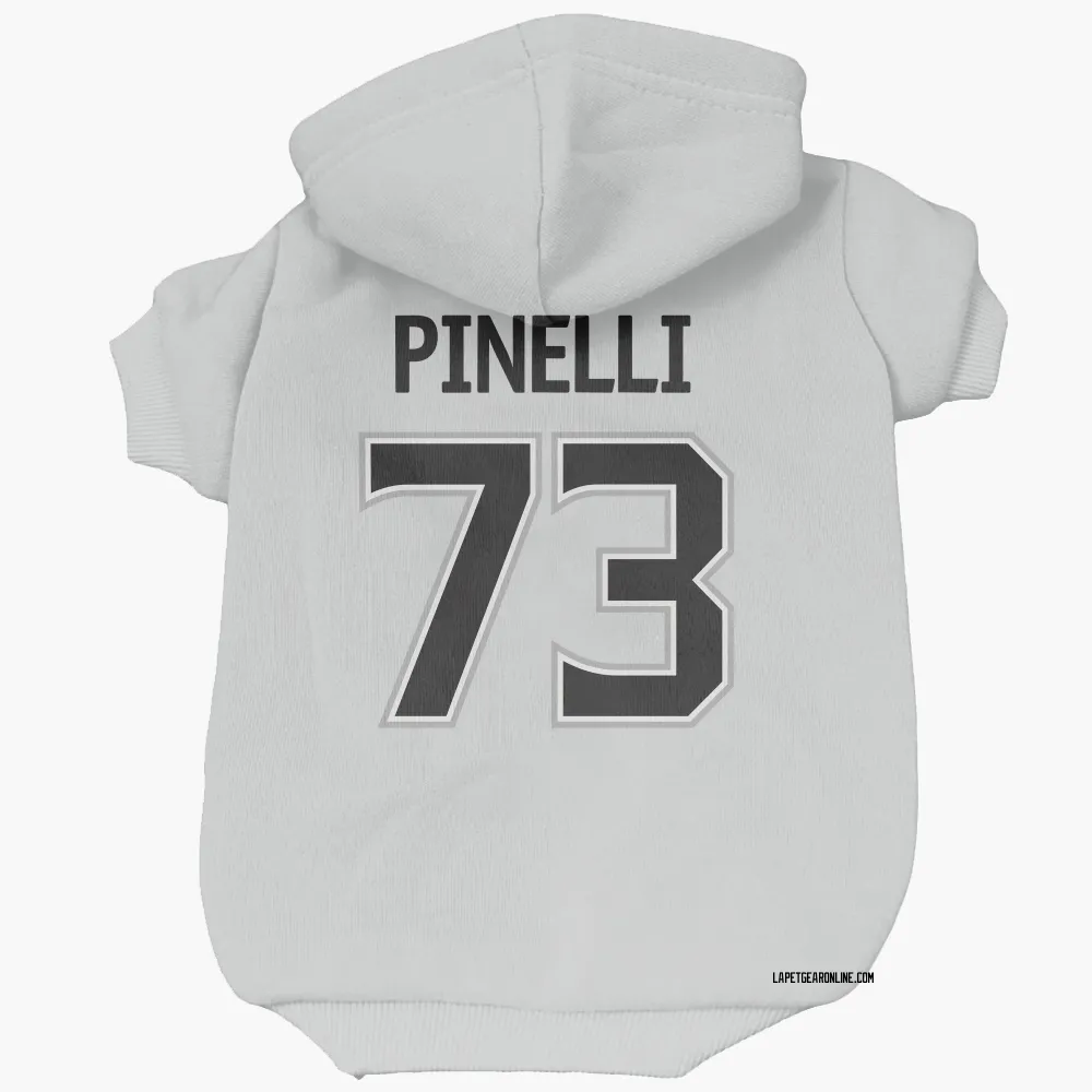 Los Angeles Kings Francesco Pinelli White Pet Hoodie for Dog & Cat