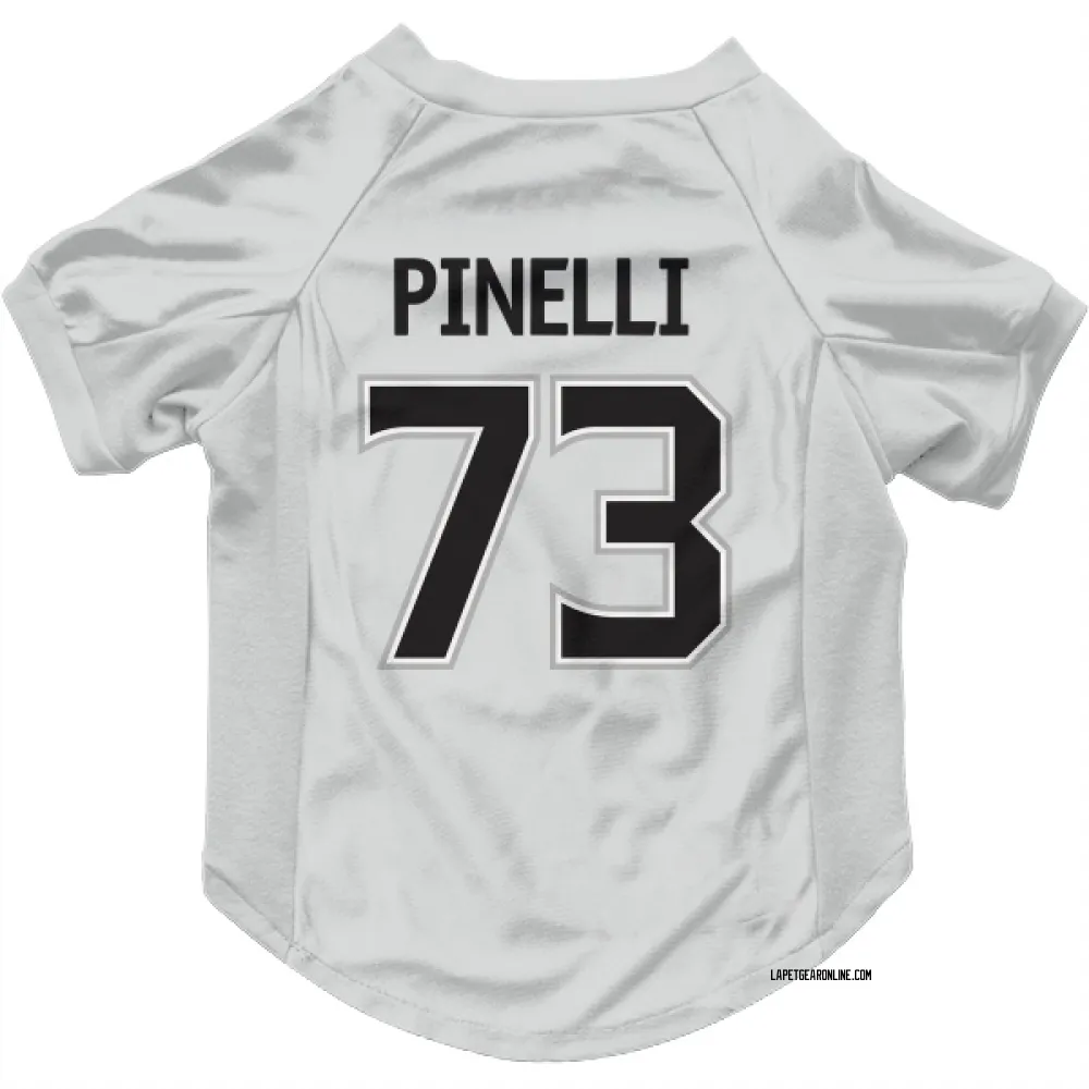 Los Angeles Kings Francesco Pinelli White Pet Jersey for Dog & Cat