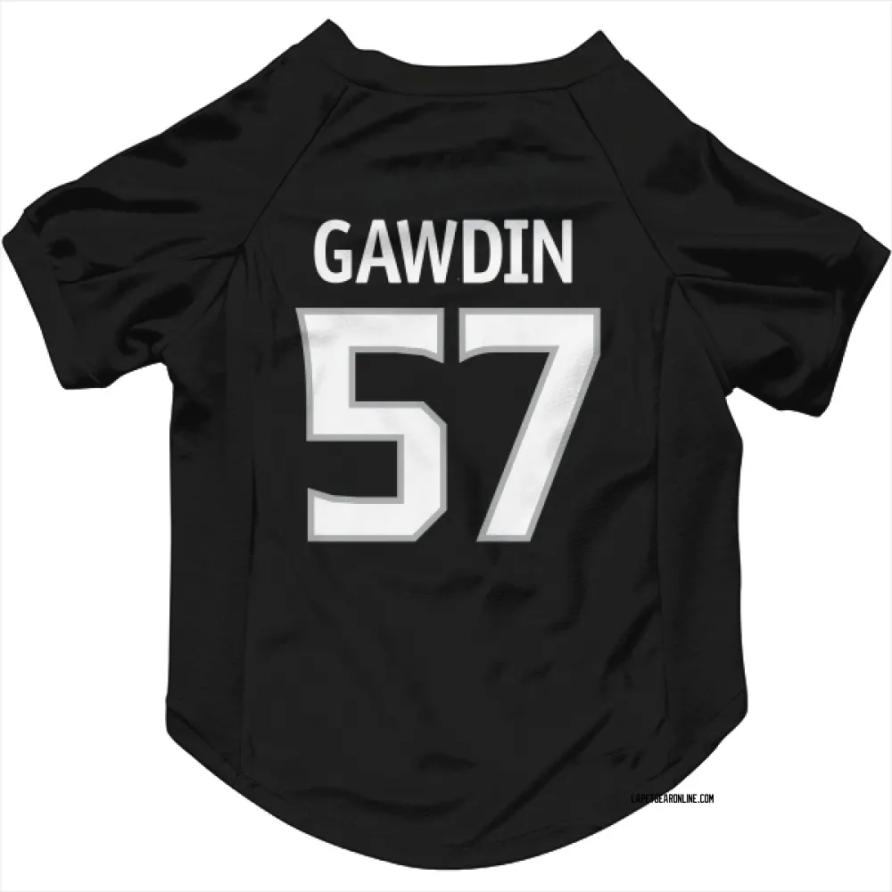 Los Angeles Kings Glenn Gawdin Black Pet Jersey for Dog & Cat