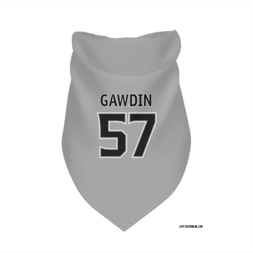 Los Angeles Kings Glenn Gawdin Gray Pet Bandana for Dog & Cat