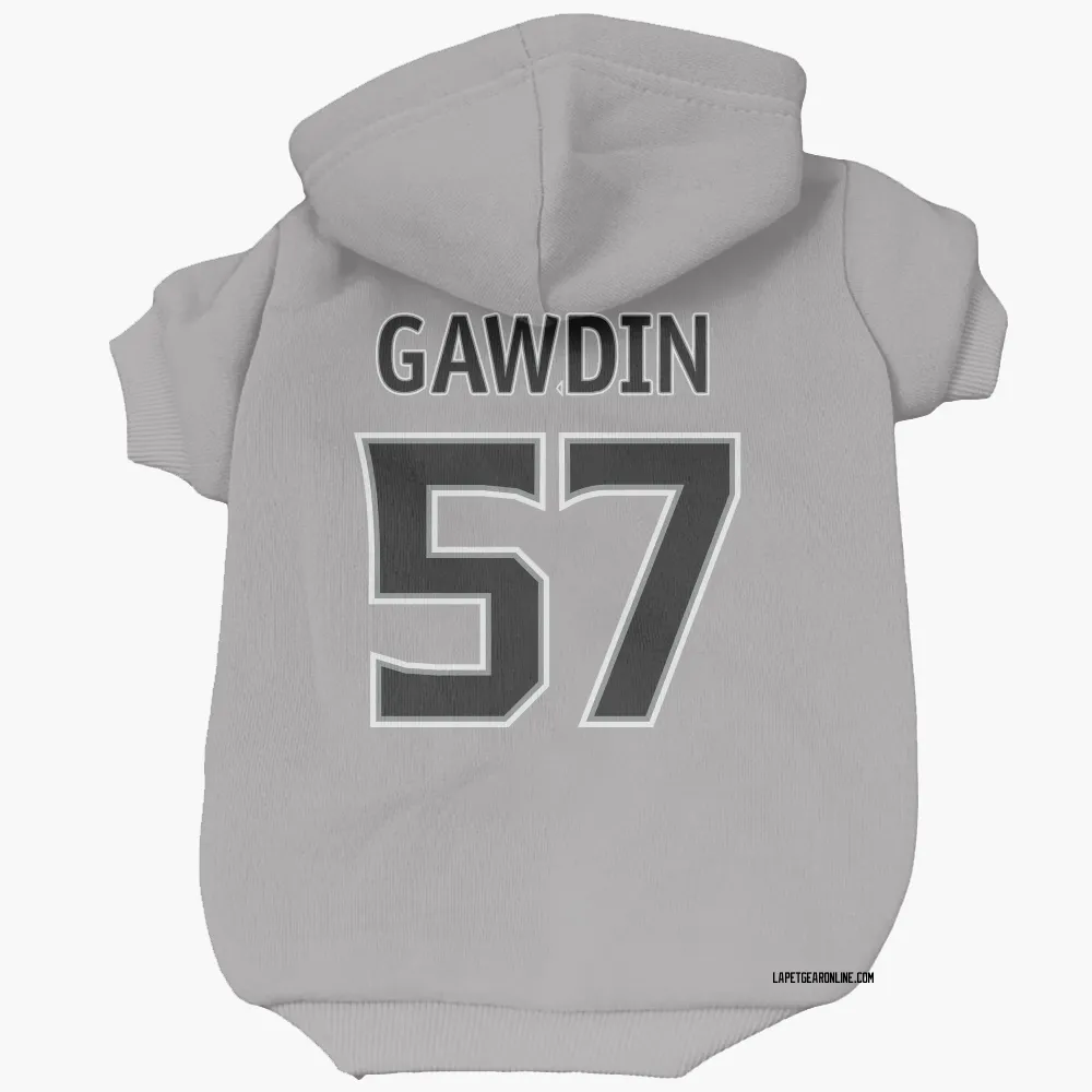 Los Angeles Kings Glenn Gawdin Gray Pet Hoodie for Dog & Cat