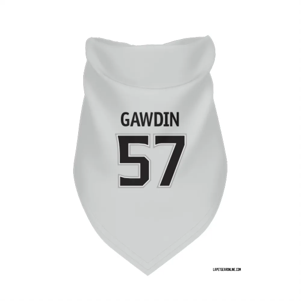Los Angeles Kings Glenn Gawdin White Pet Bandana for Dog & Cat