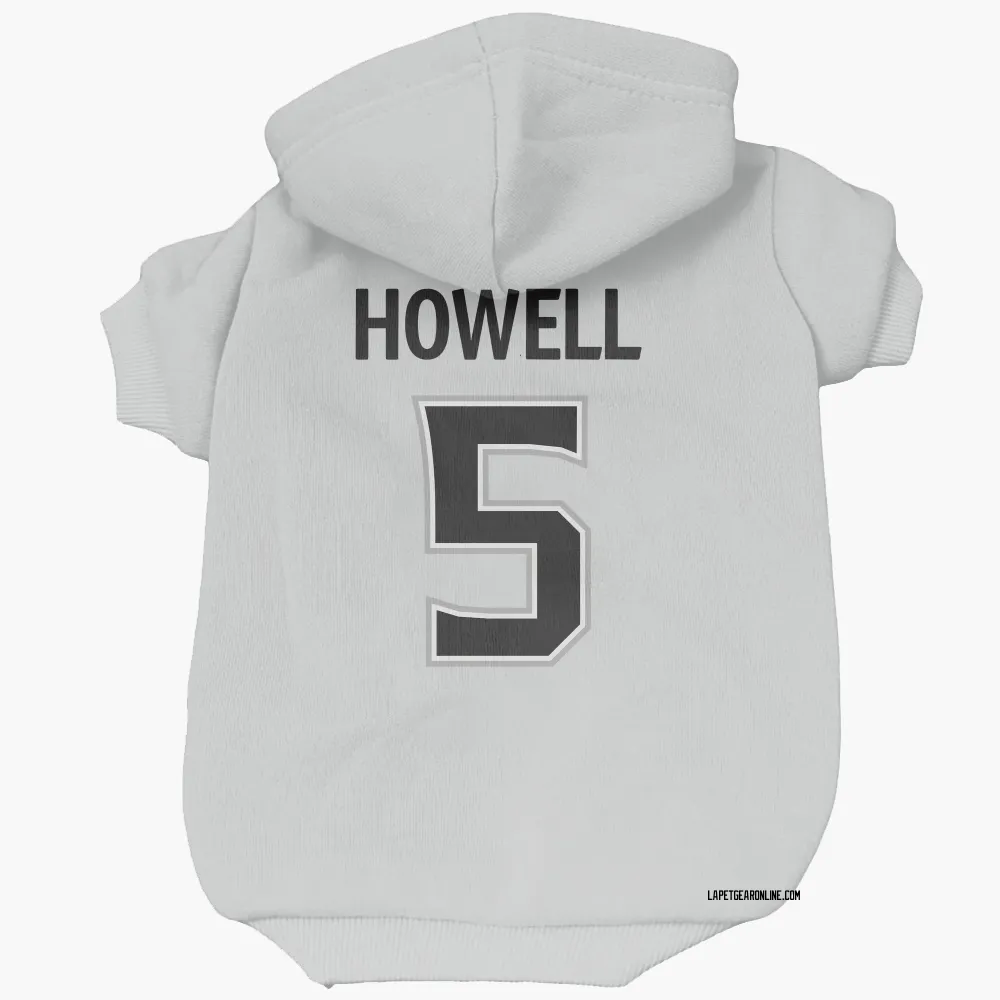 Los Angeles Kings Harry Howell White Pet Hoodie for Dog & Cat