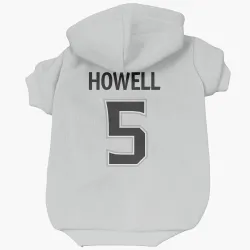 Los Angeles Kings Harry Howell White Pet Hoodie for Dog & Cat