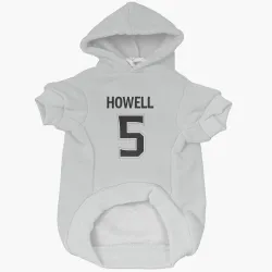 Los Angeles Kings Harry Howell White Pet Hoodie for Dog & Cat