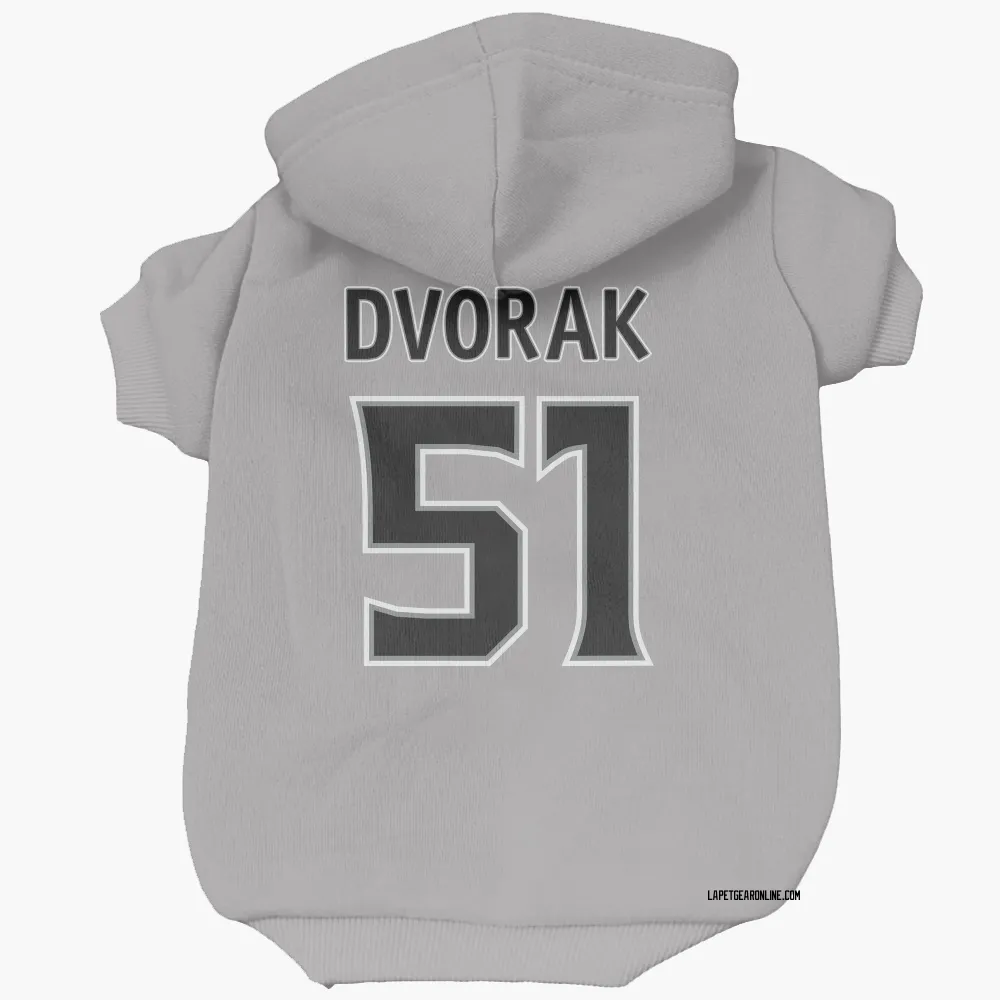 Los Angeles Kings Jakub Dvorak Gray Pet Hoodie for Dog & Cat